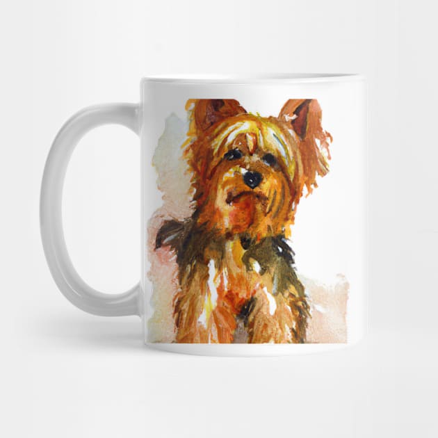 Yorkshire Terrier Watercolor - Gift For Dog Lovers by Edd Paint Something